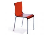 organic glass chair
